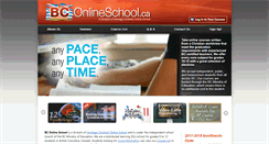 Desktop Screenshot of bconlineschool.ca